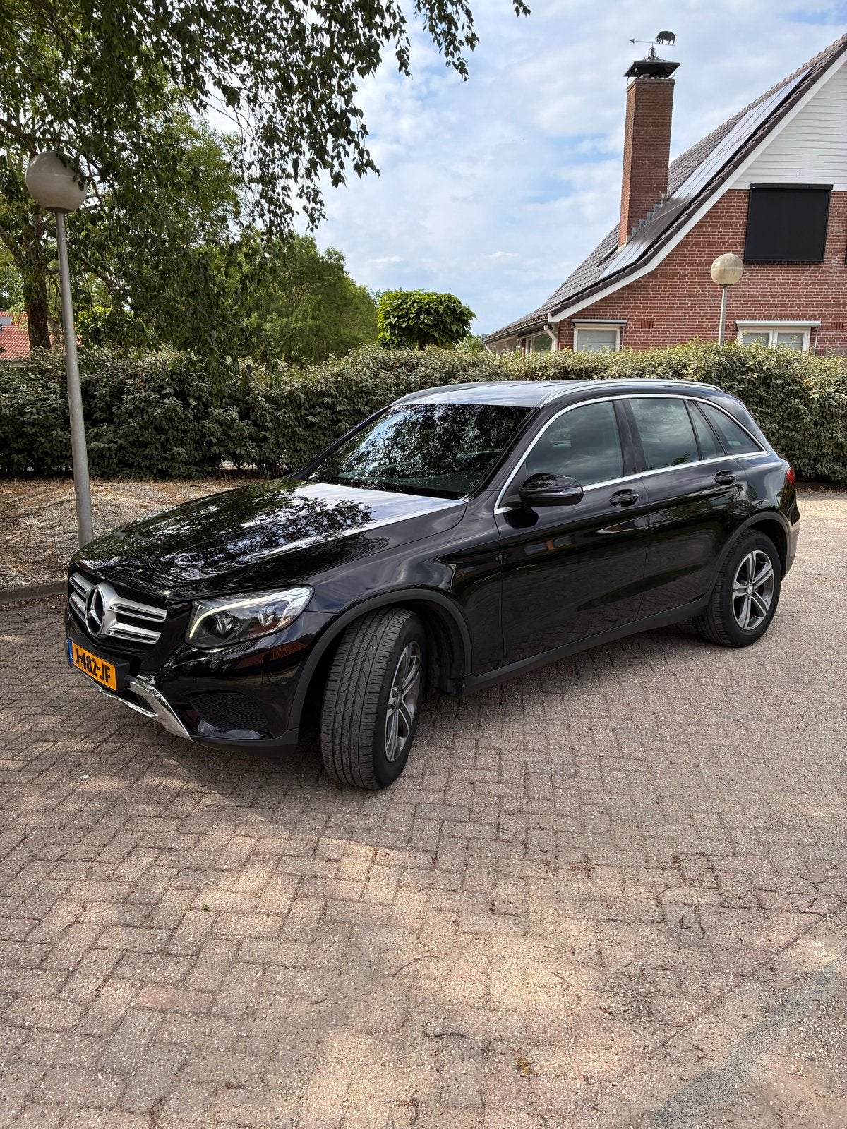 Mercedes-Benz GLC 2.1 220D 4MATIC AUT 2016 Zwart, Auto's, Lichtsensor, Alcantara, Zwart, GLC
