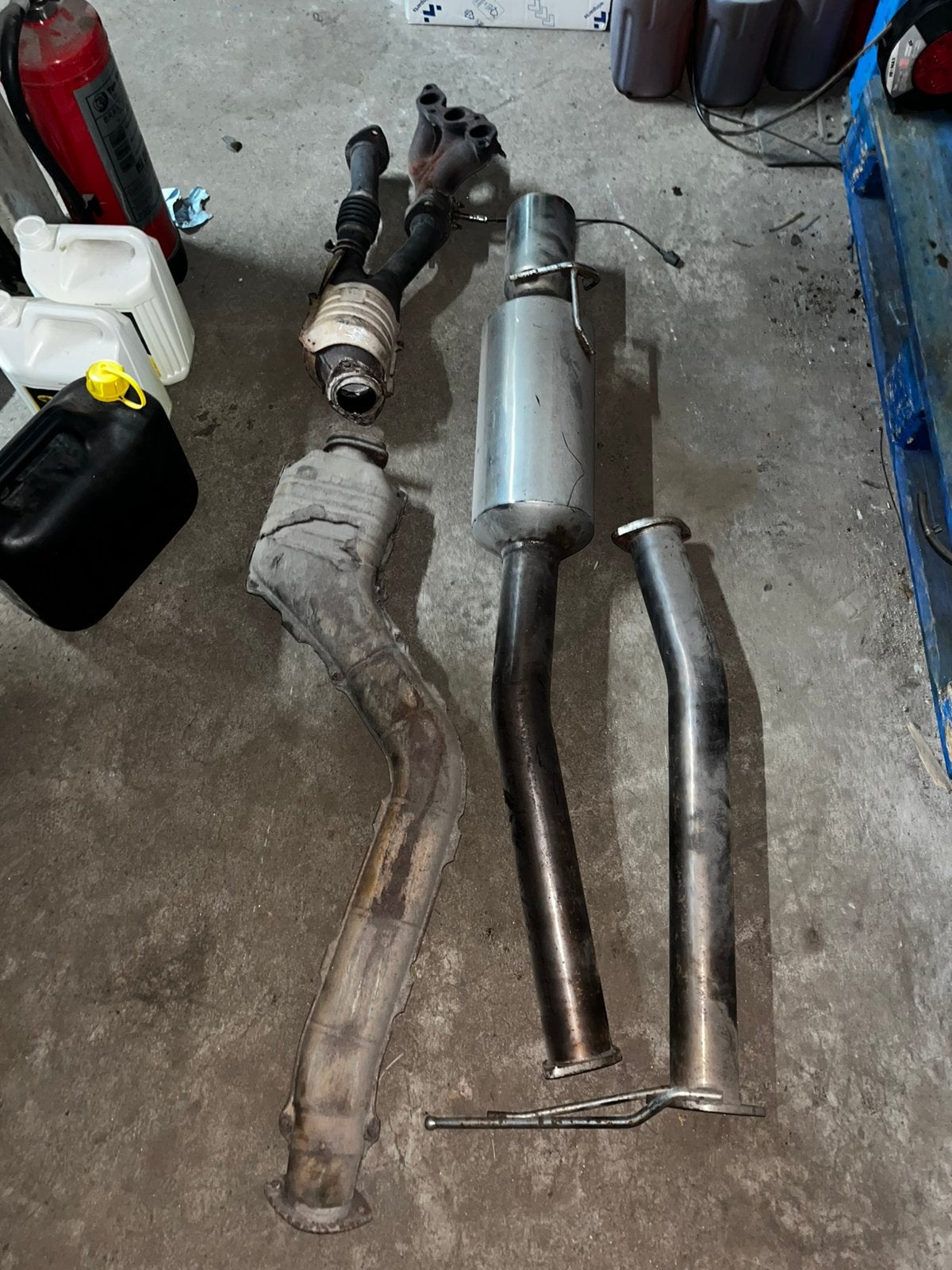 2JZ-GE compleet uitlaatsysteem, Supra Mk4 / A80, Ophalen of Verzenden, Gebruikt, Toyota
