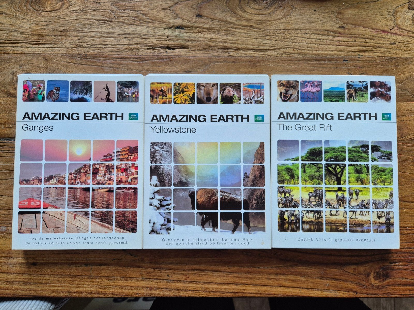Drie dvd's van BBC Amazing Earth, Alle leeftijden, Nederlands, Ophalen of Verzenden, Zo goed als nieuw