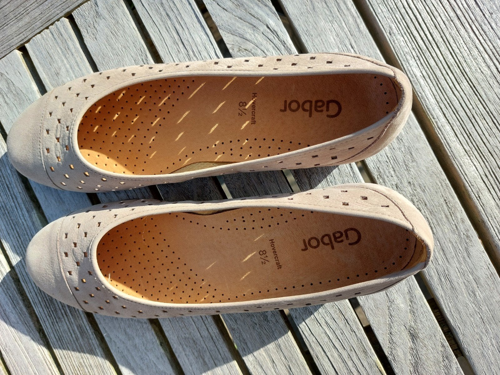 Nieuw Gabor Hovercraft sportieve ballerina's maat 8 1/2, Verzenden, Beige, Gabor, Ballerina's