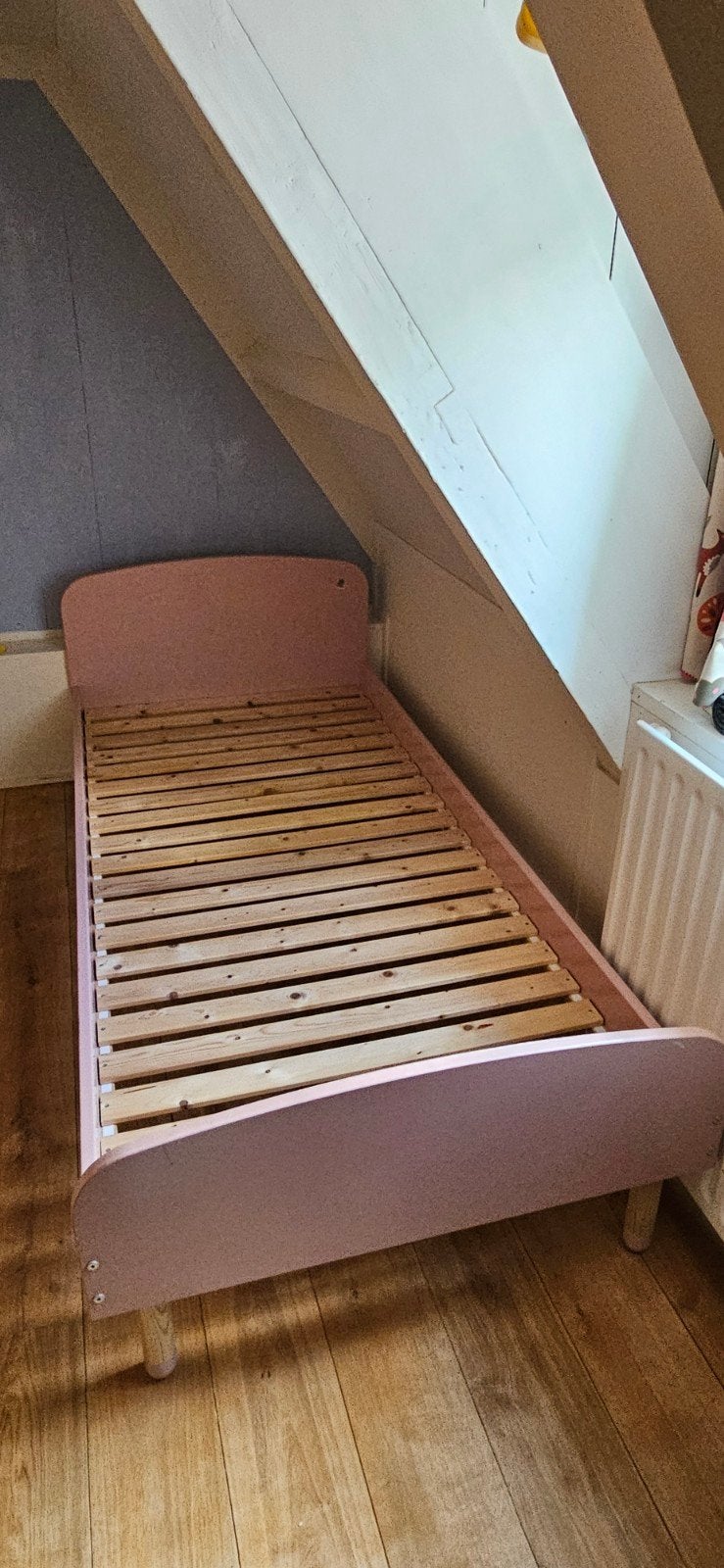 Flexa play kinderbed roze eenpersoonsbed, Ophalen, Gebruikt, 90 cm, Eenpersoons
