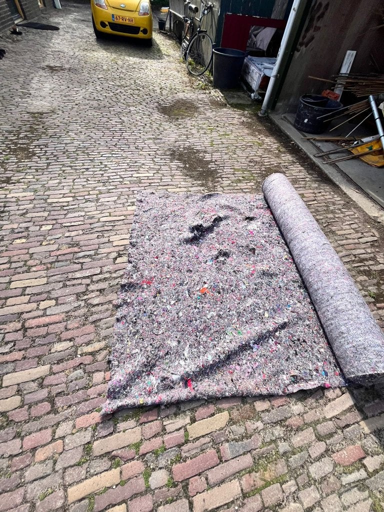bevloeiingsmat, Ophalen, Gebruikt