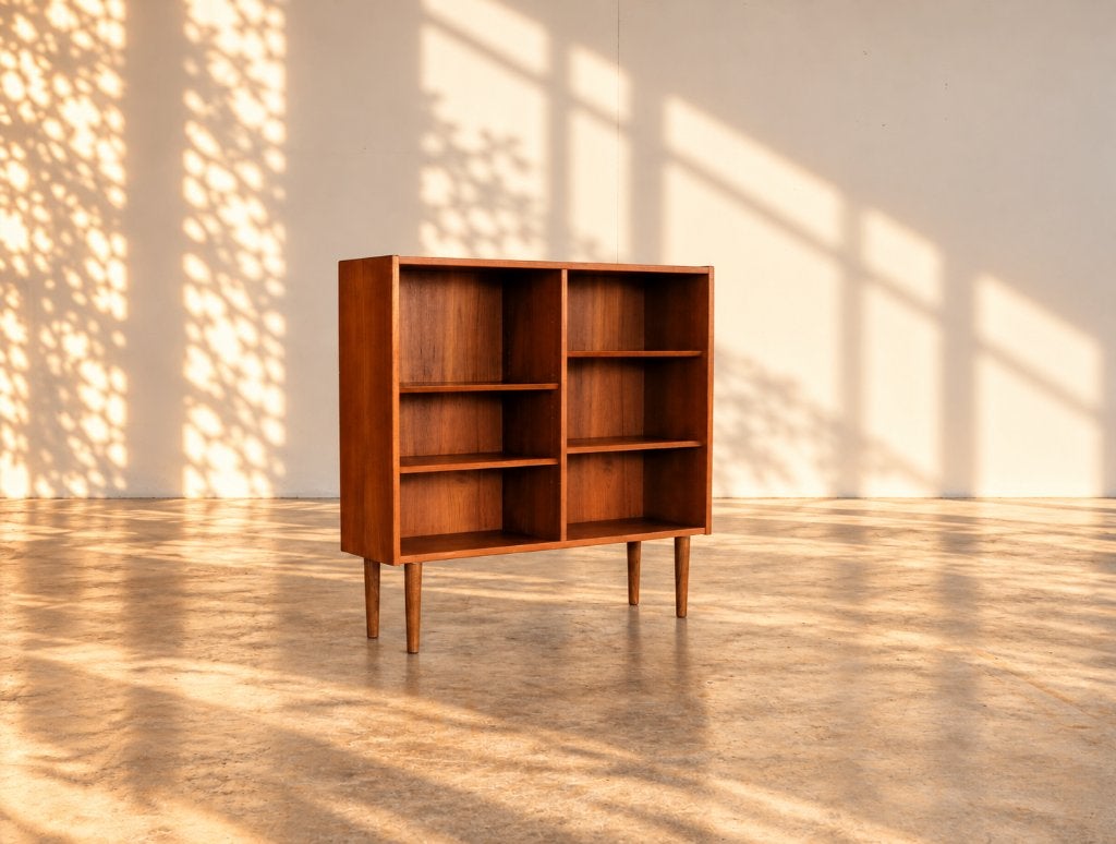 vintage teak boekenkast | kast | jaren 60 | Deens, Huis en Inrichting, Met plank(en), Gebruikt, ., Teakhout