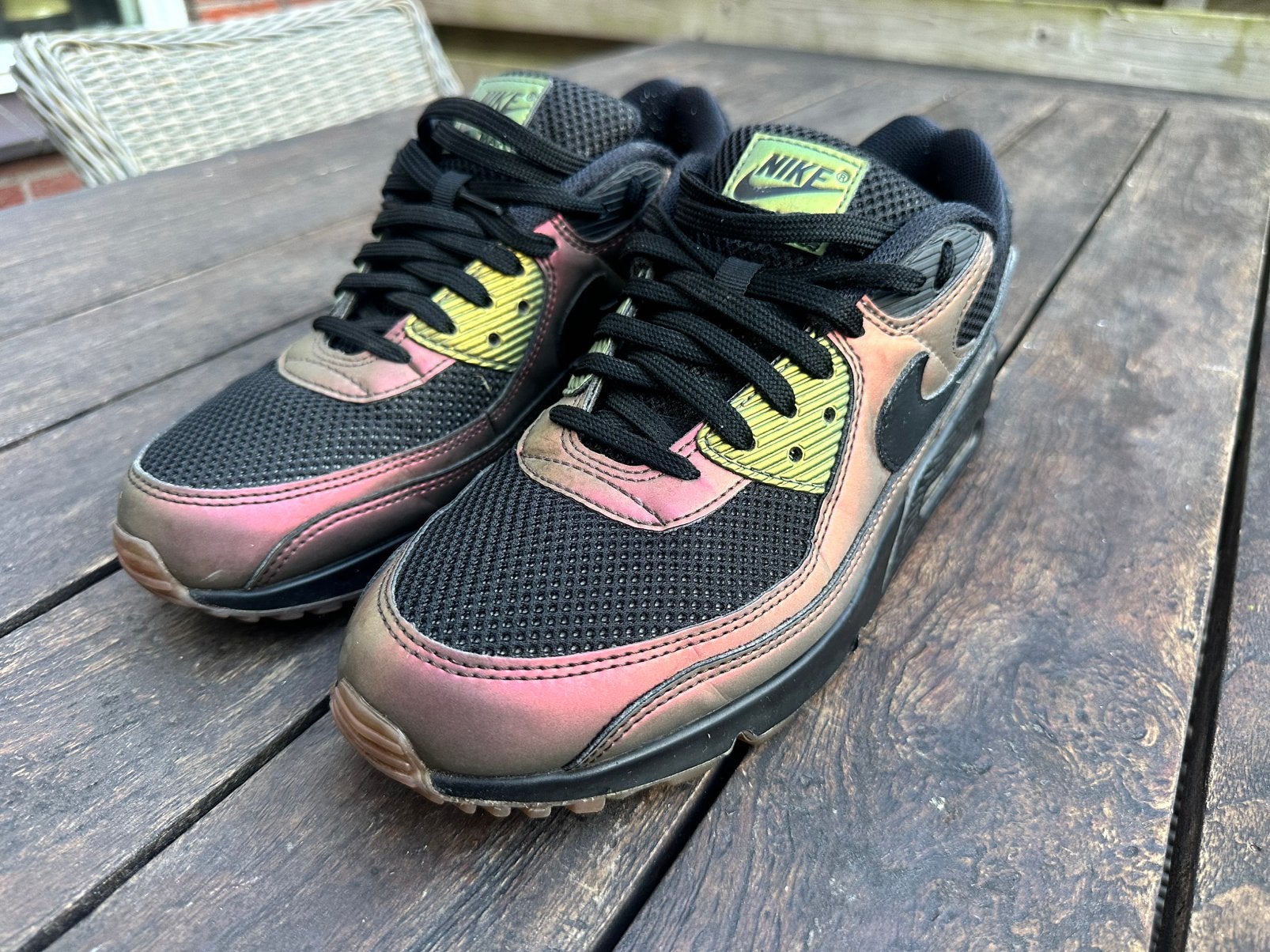 Prachtig Nike Air Max 90 ‘Metallic Copper’ – maat 45,5, Overige kleuren, Ophalen of Verzenden, Sneakers of Gympen, Zo goed als nieuw
