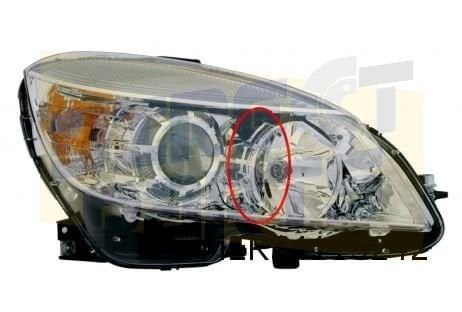 Mercedes-Benz C-Klasse (-5/11) koplamp Rechts (halogeen) OES