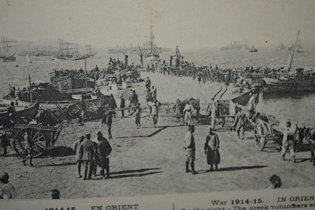 frankrijk ww1 1915 de Griekse vrijwilligers  sed dul bahr, Ophalen of Verzenden, Voor 1920, Gelopen, Sterren en Beroemdheden
