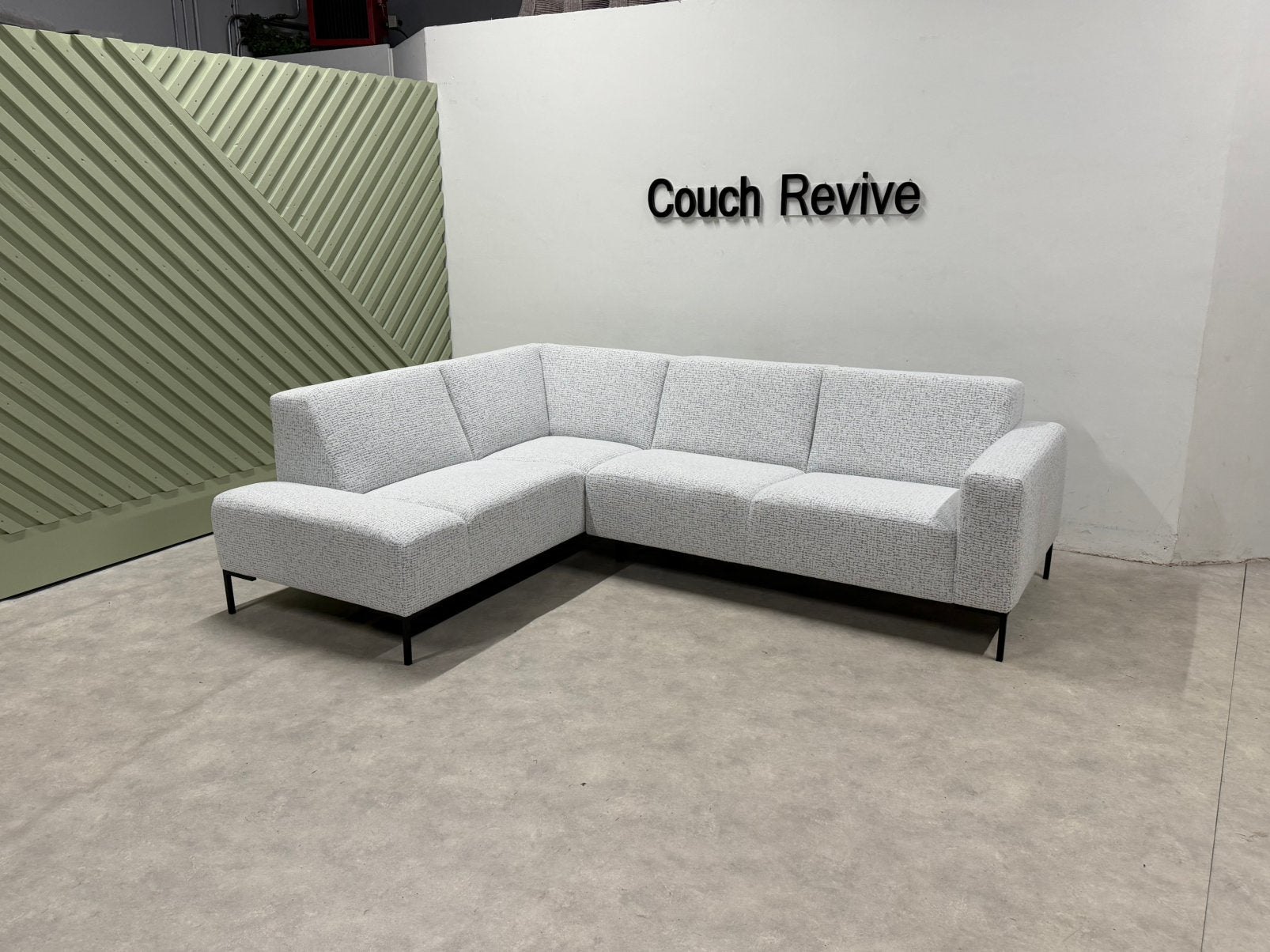 NIEUW Gemêleerde hoekbank Vigo 265x200 cm | GRATIS LEVERING