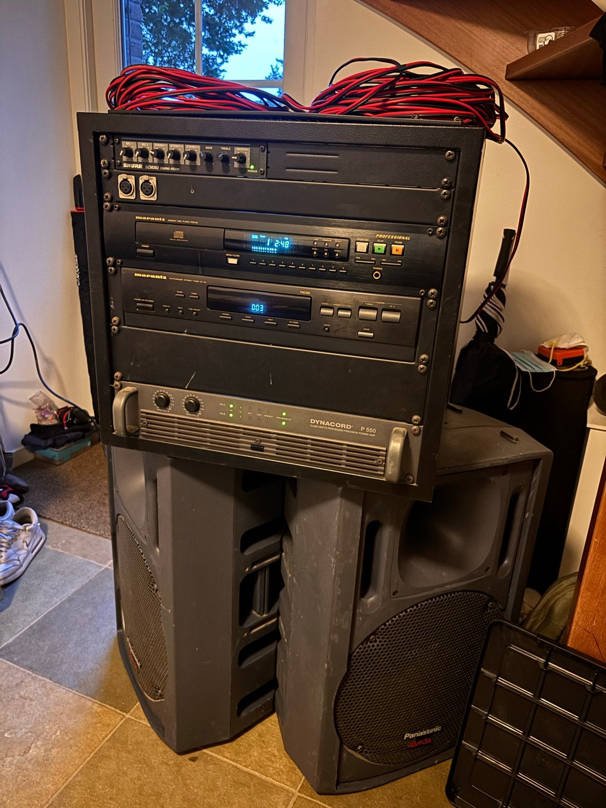 Professionele Geluidsset: Marantz, Dynacord, Shure, Panasoni, Tuner of Radio, Losse componenten, Zo goed als nieuw, Ophalen