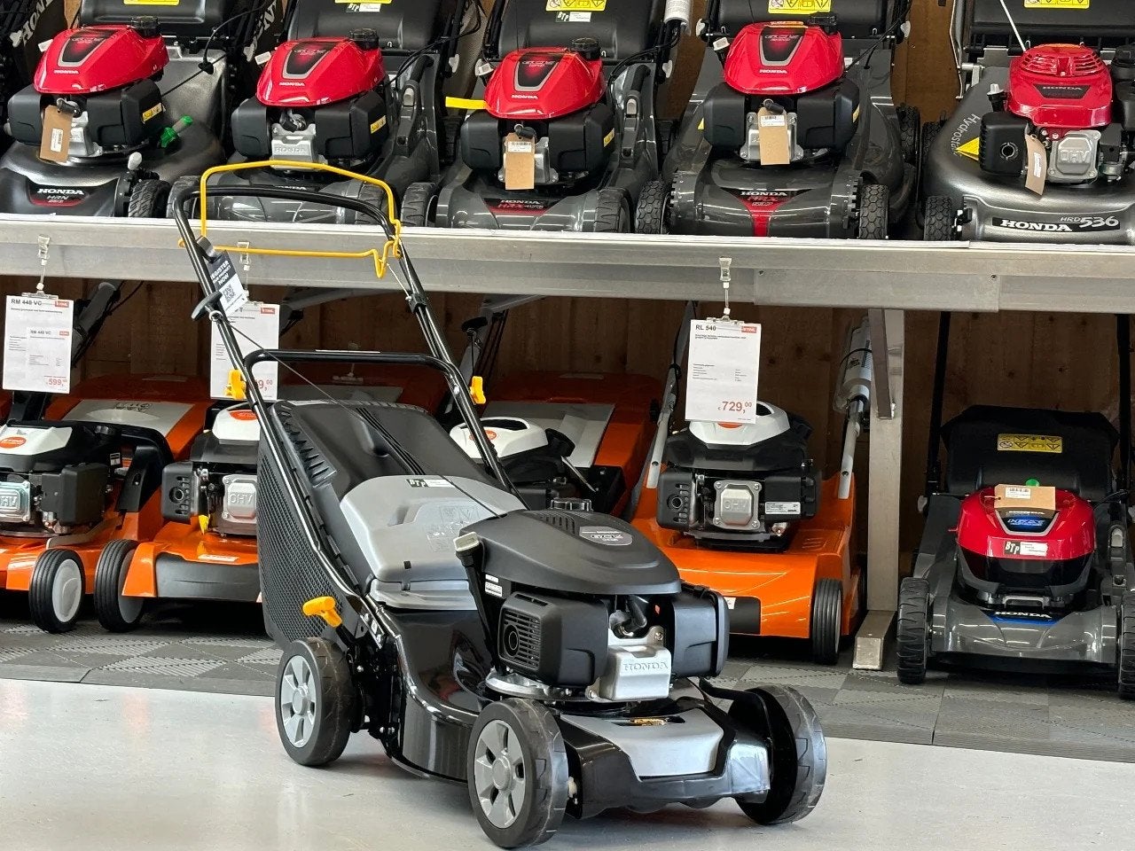 Honda ACTIE grasmaaier met aandrijving autochoke en opvangba, Tuin en Terras, Gebruikt, Honda