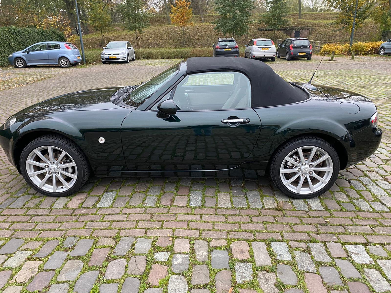 Mazda MX-5 1.8 Touring 2007 Groen, Auto's, Achterwielaandrijving, 4 cilinders, Cabriolet, 1055 kg