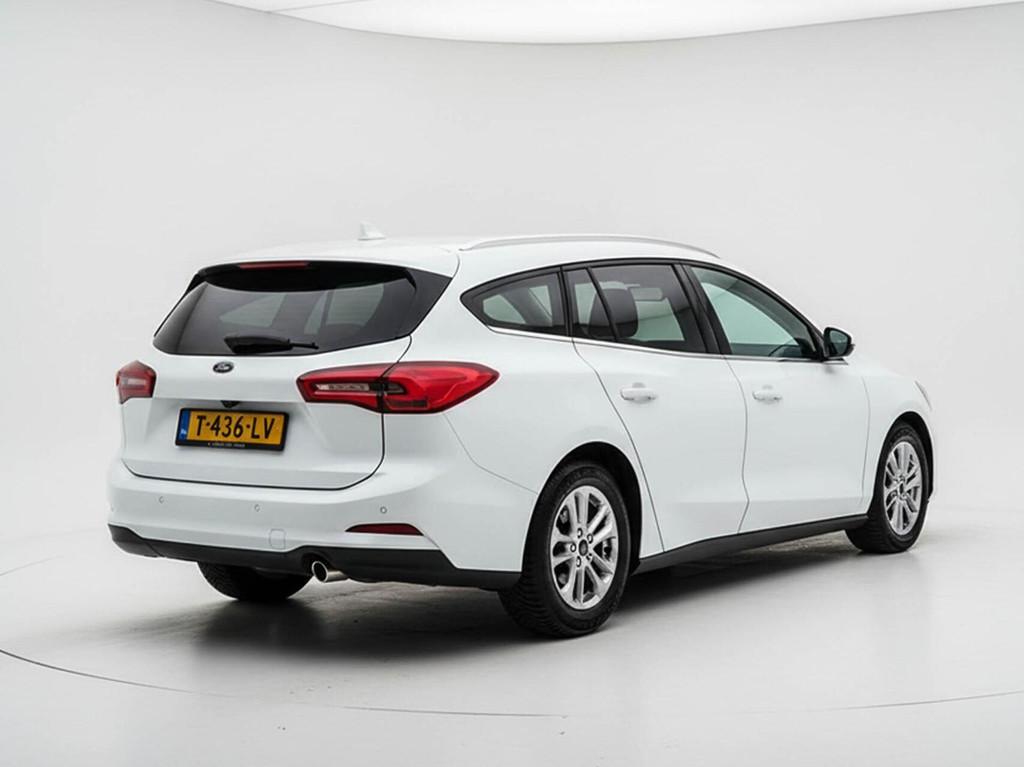 Ford Focus Wagon 1.0 EcoBoost Hybrid 125pk Titanium | Groot, Gebruikt, Wit, Origineel Nederlands, Handgeschakeld