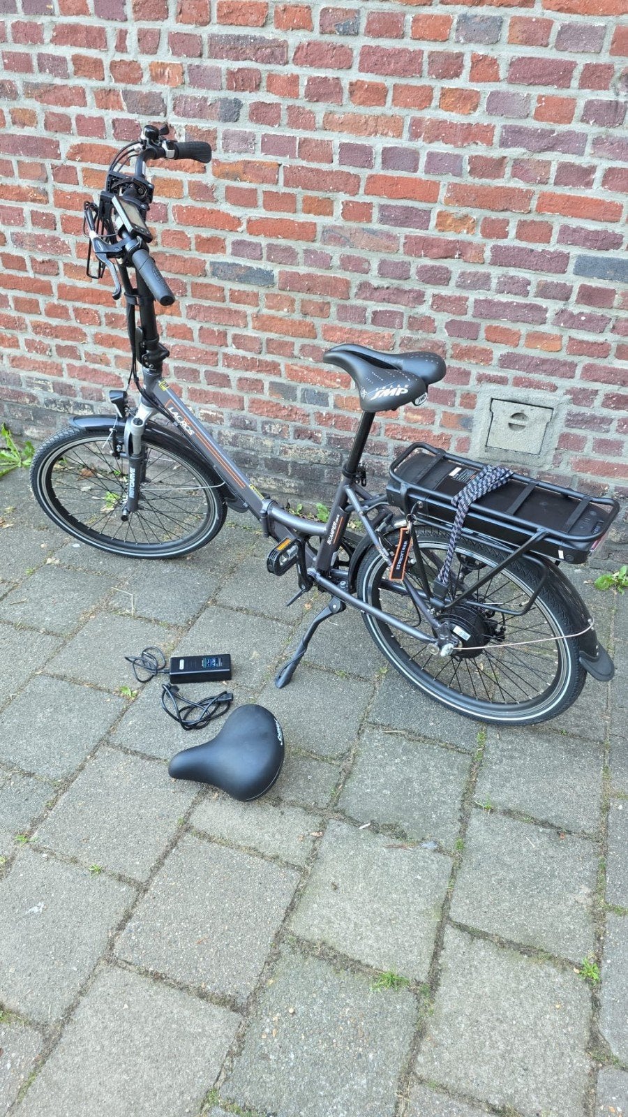 Lacros Scamper S200 XL elektrische vouwfiets., Fietsen en Brommers, Ophalen, Zo goed als nieuw, 50 km per accu of meer, Overige merken