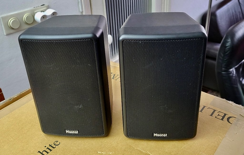 Topklasse mini speakers MAGNAT Metric, Audio, Tv en Foto, Luidsprekers, Magnat, Ophalen of Verzenden, Zo goed als nieuw, 60 tot 120 watt