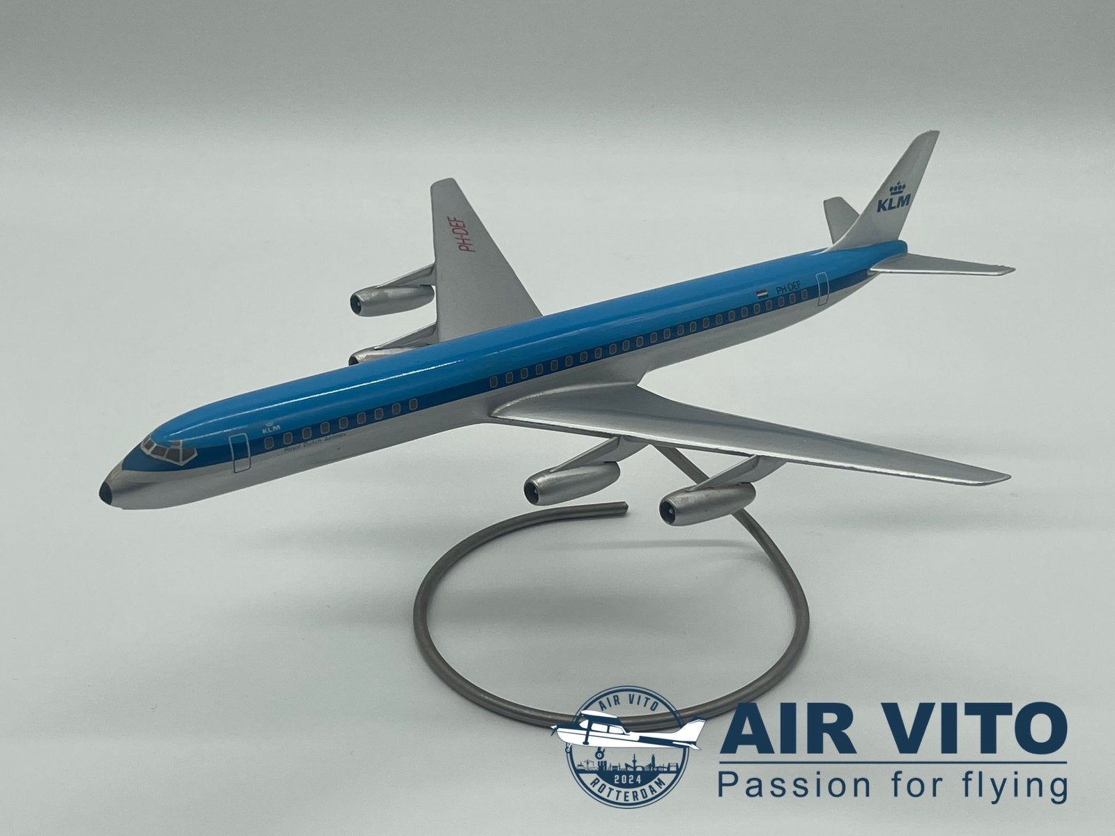 Imc modelworks KLM DC-8 1:200 verkuyl, Schaalmodel, -, -, Ophalen of Verzenden