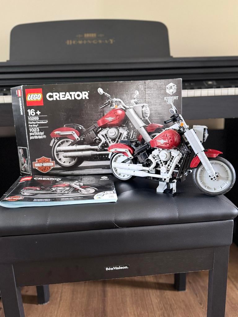 LEGO Creator Expert 10269 Harley-Davidson Fat Boy, Ophalen of Verzenden, Zo goed als nieuw