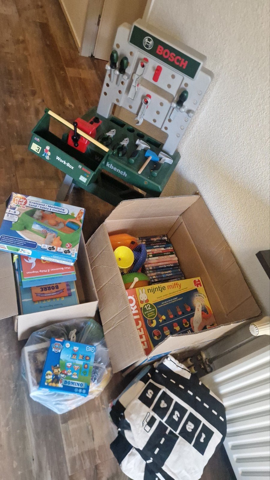 Grote partij speelgoed, boeken en meer voor kinderen, Ophalen, Gebruikt, Jongen