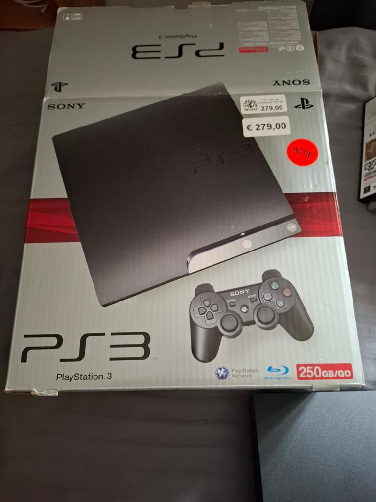 Playstation 3 250GB, Spelcomputers en Games, Spelcomputers | Sony PlayStation 3, Ophalen, Met games, 250 GB, Zo goed als nieuw