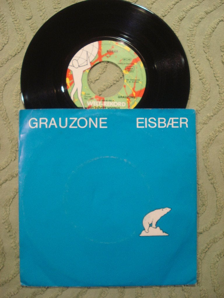 Grauzone 7” Vinyl Single: 'Eisbaer / Eisbär' (Duitsland), Ophalen of Verzenden, Zo goed als nieuw, 7 inch, Pop