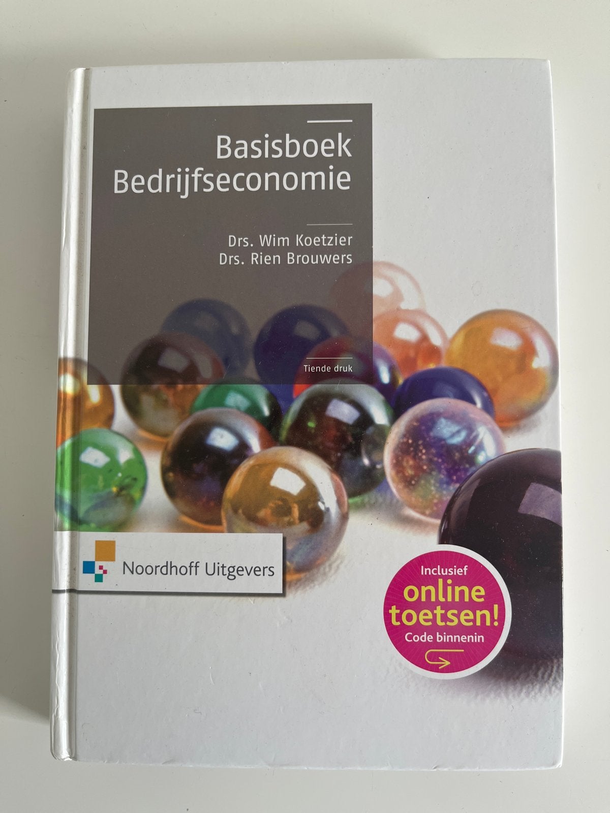 Basisboek Bedrijfseconomie - Drs. Wim Koetzier, Ophalen of Verzenden, Gamma, Zo goed als nieuw, HBO