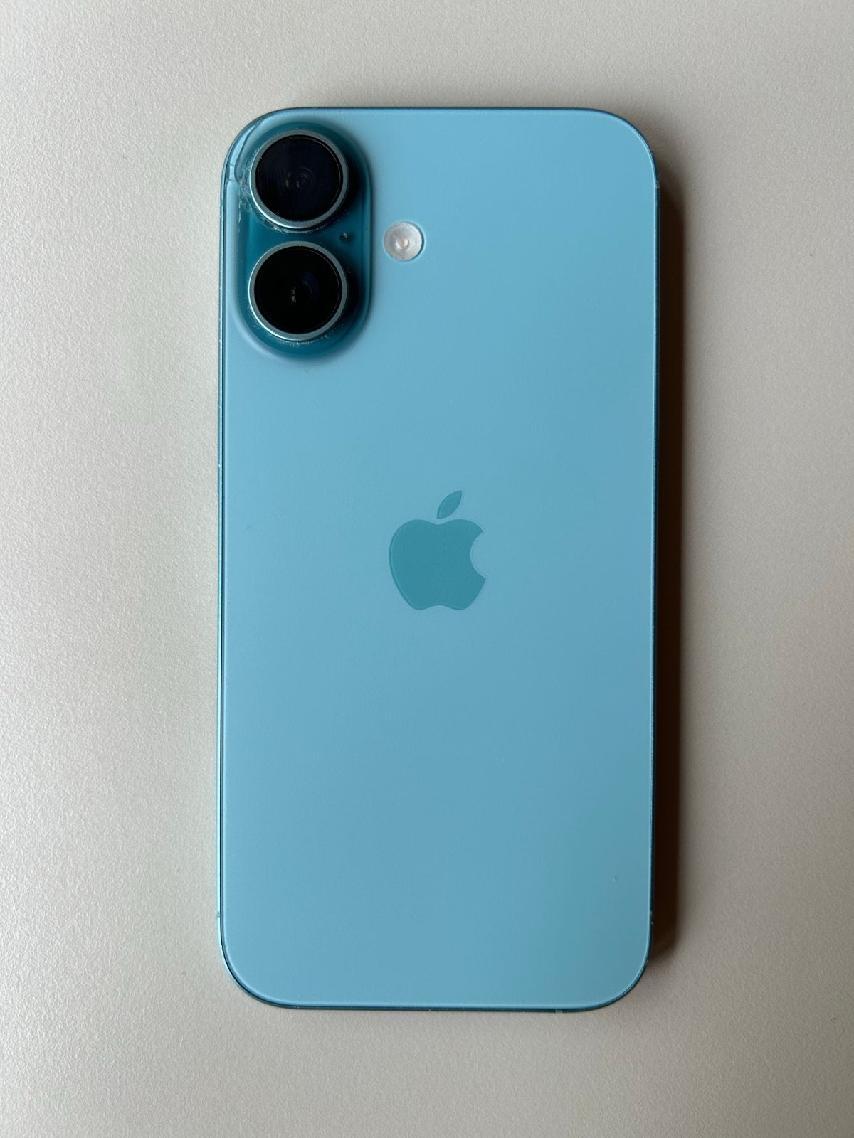 iPhone 16 (128GB, 93% batterij, Blauwgroen), Telecommunicatie, Mobiele telefoons | Apple iPhone, Ophalen, IPhone 16, Groen, 128 GB