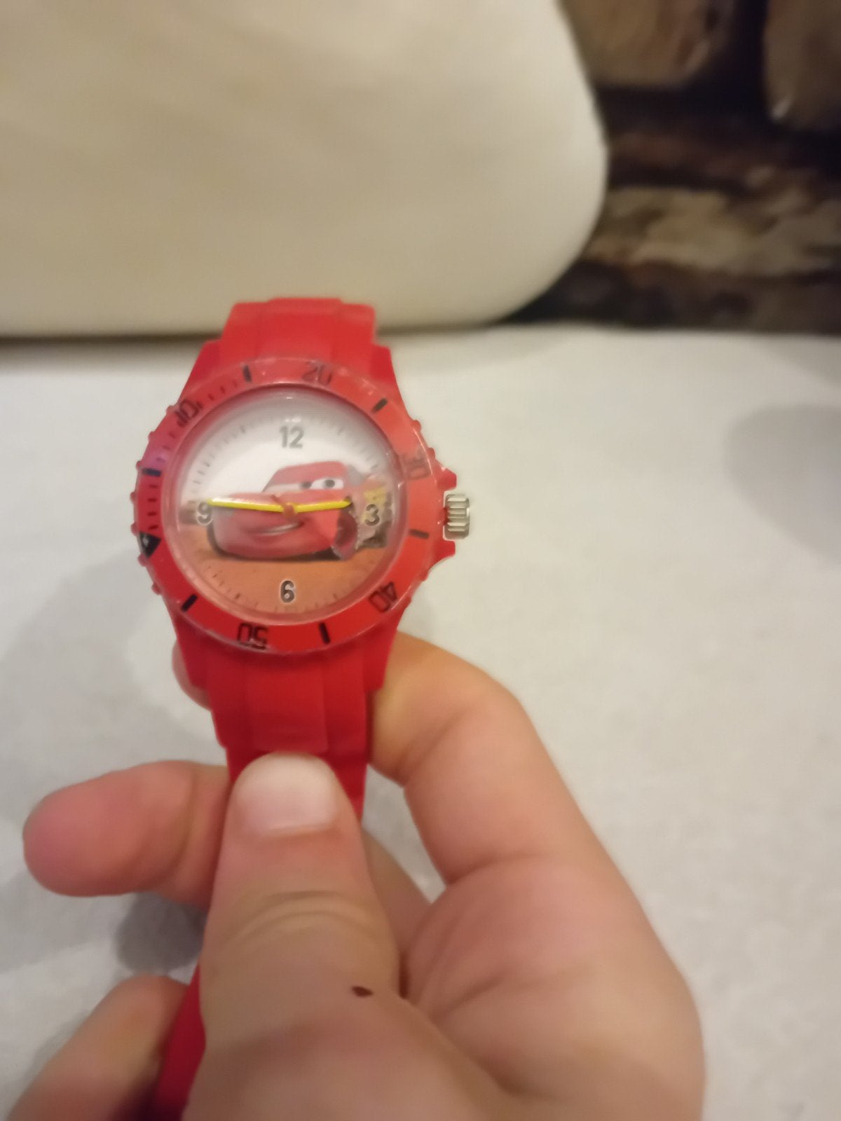 Cars horloge voor kinderen, Ophalen of Verzenden, Gebruikt, Rood, Jongen