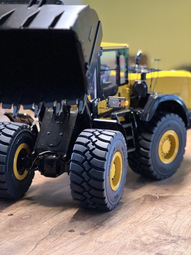 RC 1/14 RTR Komatsu WA 480 Shovel Wiellader Tamiya Lesu MT, Auto offroad, Schaal 1:14, Nieuw, RTR (Ready to Run)