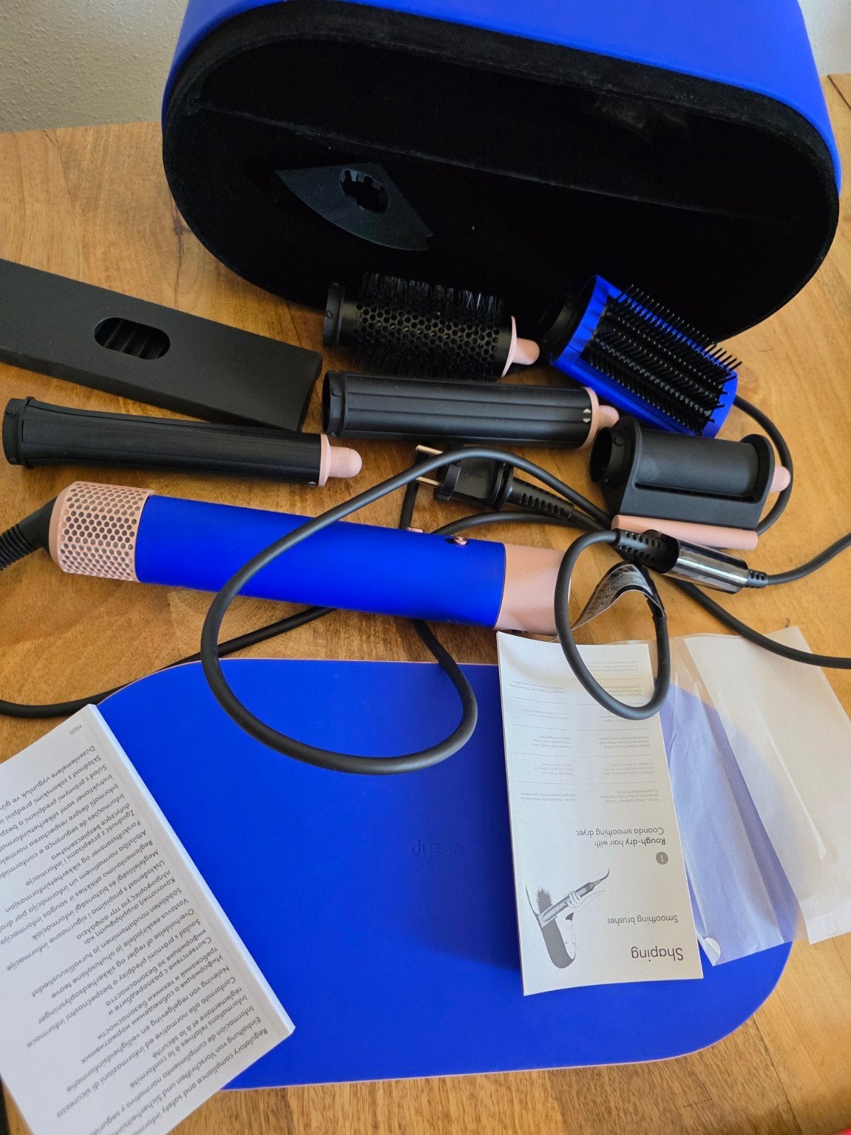 Dyson Airwrap Complete Styler met accessoires en doos, Ophalen of Verzenden, Zo goed als nieuw, Haarverzorging