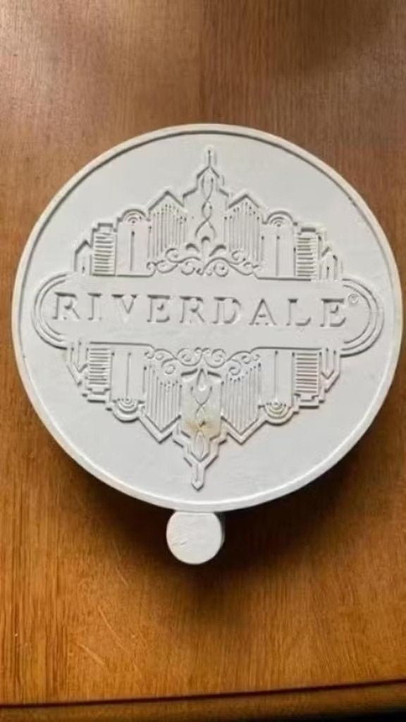 Riverdale waxinelichtjes houder, Ophalen of Verzenden, Zo goed als nieuw, Wit, Overige materialen
