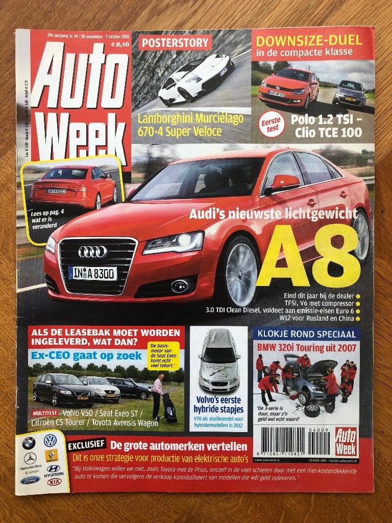 Autoweek nr. 40 2009, Boeken, Auto's | Folders en Tijdschriften, Nieuw, Algemeen, Verzenden