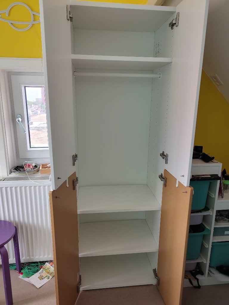 Kledingkast kind, Ophalen, 105 cm of meer, Zo goed als nieuw, Minder dan 50 cm