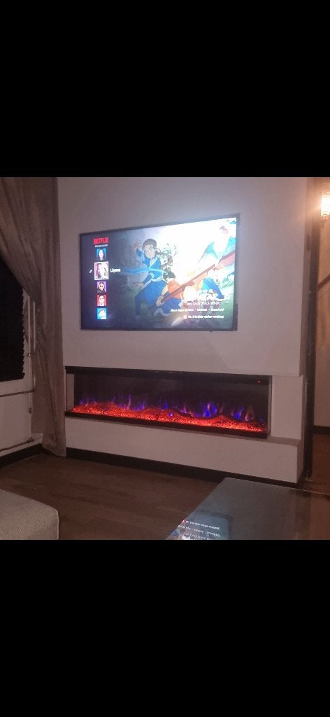 3d inbouw haard, Huis en Inrichting, Ophalen of Verzenden, Zo goed als nieuw, Inbouwhaard, Elektrische haard