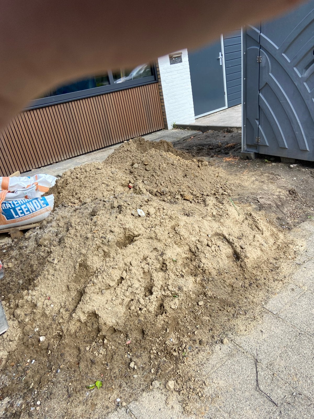 Ophoogzad, Tuin en Terras, Ophalen, Gebruikt, Ophoogzand