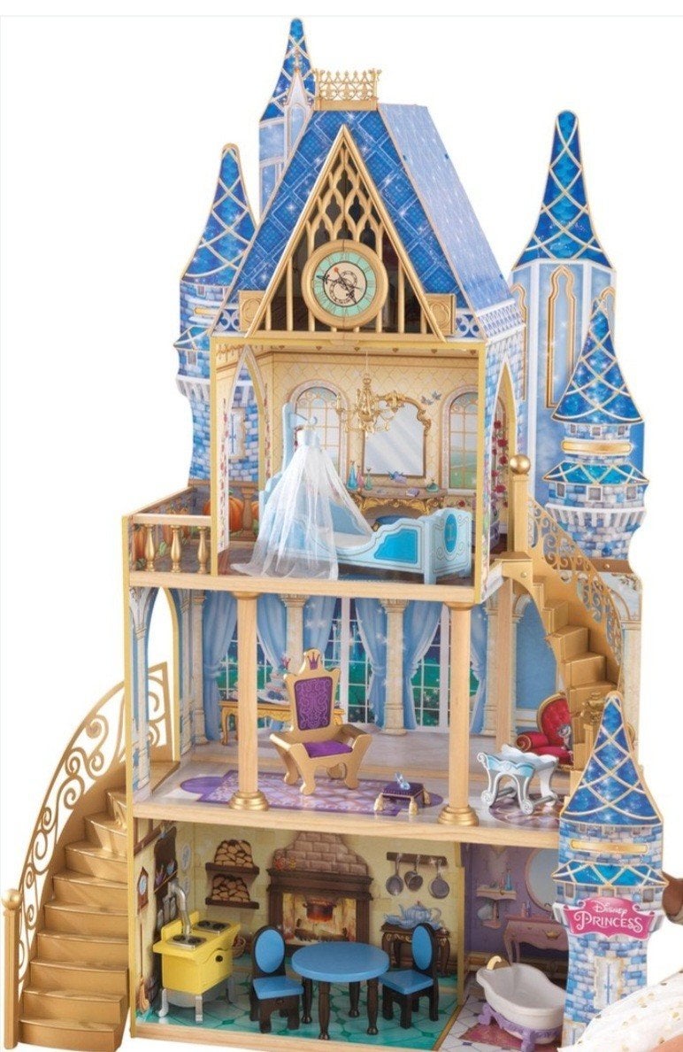 Disney prinses poppenhuis, Kinderen en Baby's, Speelgoed | Poppenhuizen, Ophalen, Gebruikt, Poppenhuis