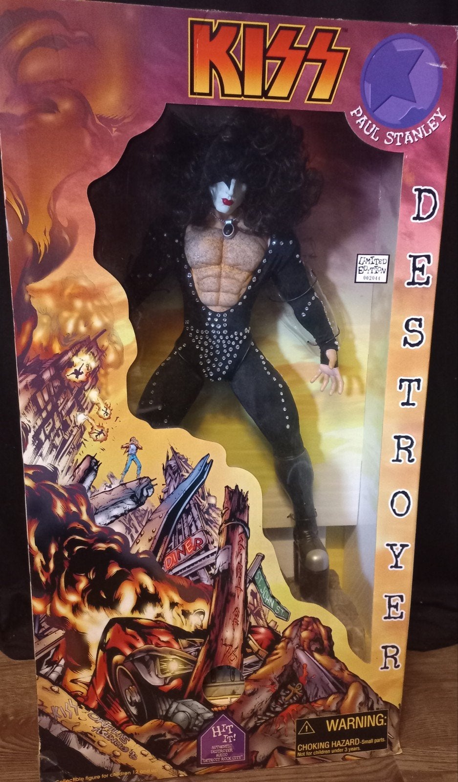 Paul Stanley destroyer doll, Verzamelen, Poppen, Ophalen of Verzenden, Zo goed als nieuw, Pop
