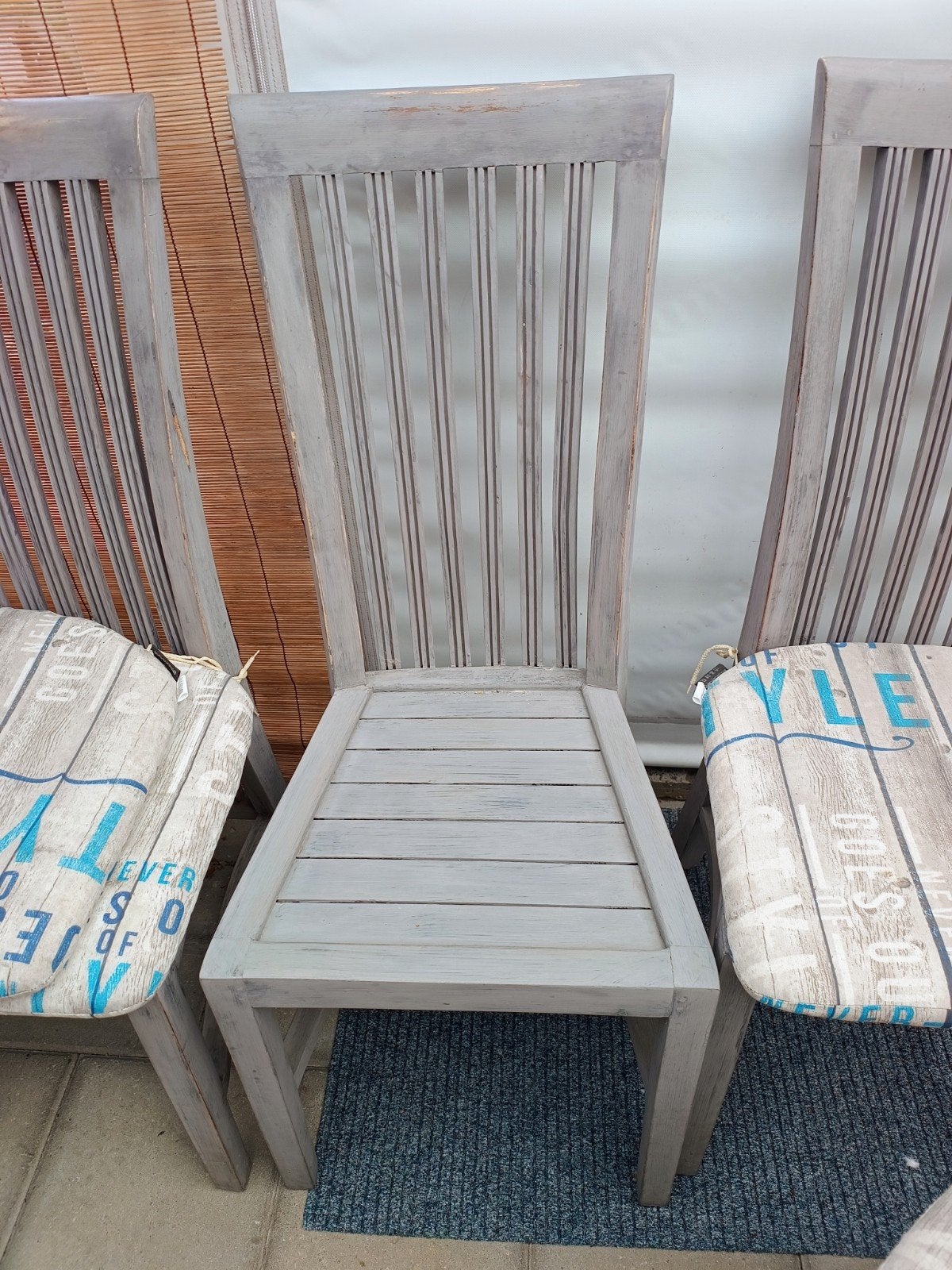 houten stoelen, Huis en Inrichting, Ophalen, Gebruikt, Klassiek, Grijs