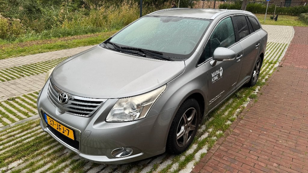 Toyota Avensis Wagon 1.8 Leder Navi Camera 1e Eig., Auto's, 15 km/l, Avensis, Zwart, 4 cilinders