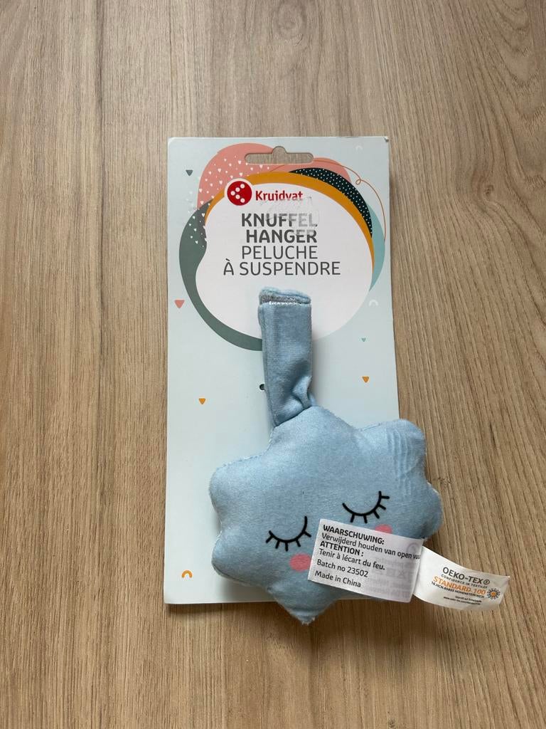 Nieuwe Kruidvat Knuffel Hanger - Wolkje, Overige merken, Overige karakters, Overige typen, Blauw
