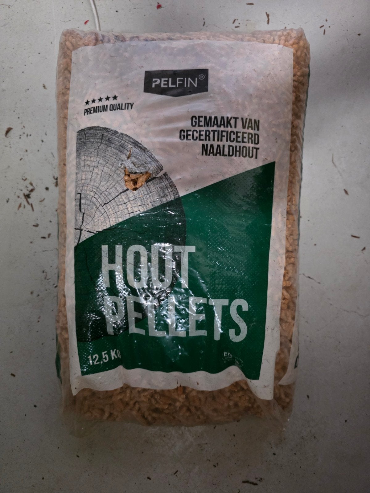 Houtpellets Pelfin 12,5 kg -Nieuw op te halen omgeving Alkm, Ophalen of Verzenden