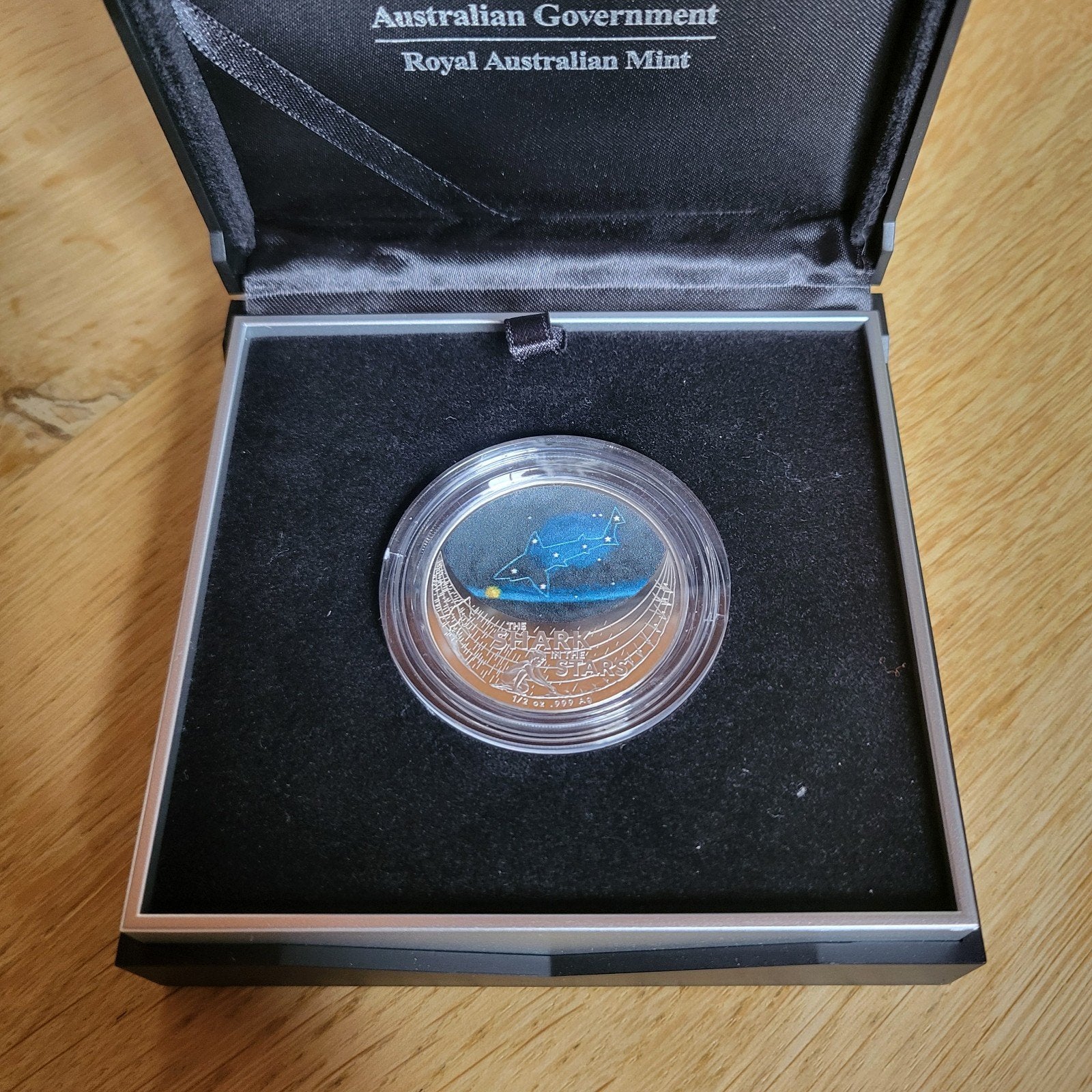 Australia 2021 The Shark in the Stars - 0,5 oz zilver, Postzegels en Munten, Munten | Oceanië, Verzenden, Zilver