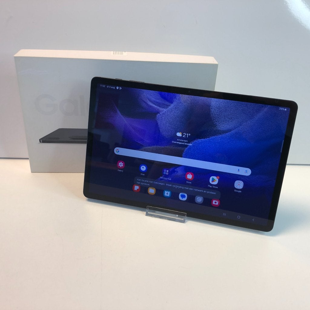 Samsung Galaxy Tab S7 FE 128GB Grijs | Nette staat, Computers en Software, Android Tablets, Samsung, Zo goed als nieuw, Support@Samsung.com