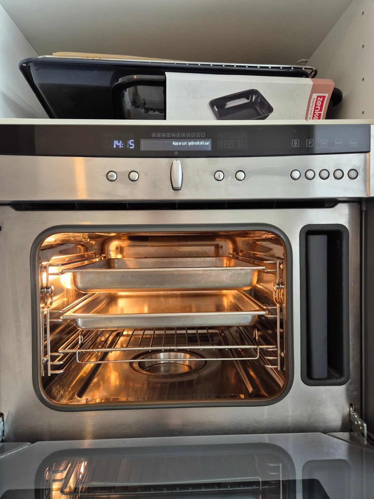 Neff C47C62N3/45 Stoomoven inbouw, Ophalen, 45 tot 50 cm, Gebruikt, Stoom
