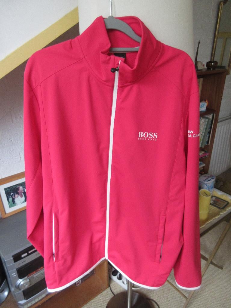 Rood golf jack/jasje met rits van BOSS - maat XL, Sport en Fitness, Golf, Ophalen of Verzenden, Nieuw, Kleding, Overige merken
