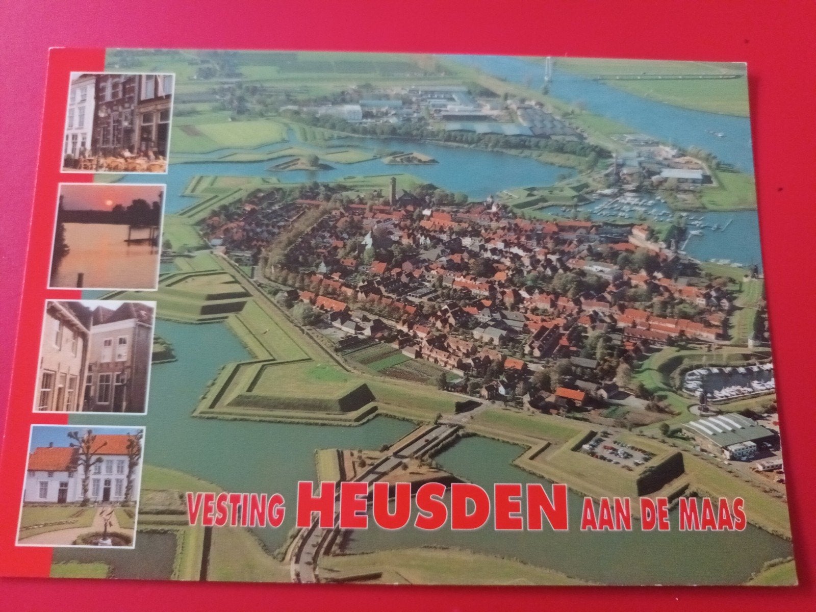 luchtfoto Vesting Heusden aan de Maas, Ophalen of Verzenden, 1980 tot heden, Ongelopen