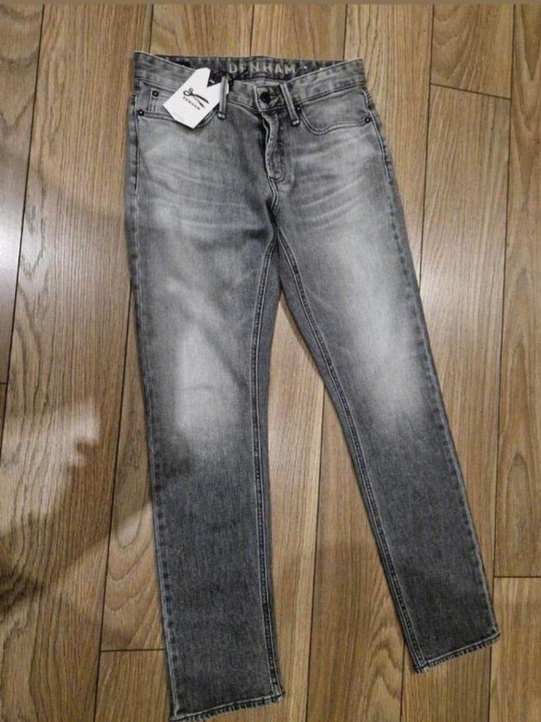 Denham Jeans - Grijs - Nieuw met label   30 32, Nieuw, W32 (confectie 46) of kleiner, Ophalen of Verzenden, Grijs