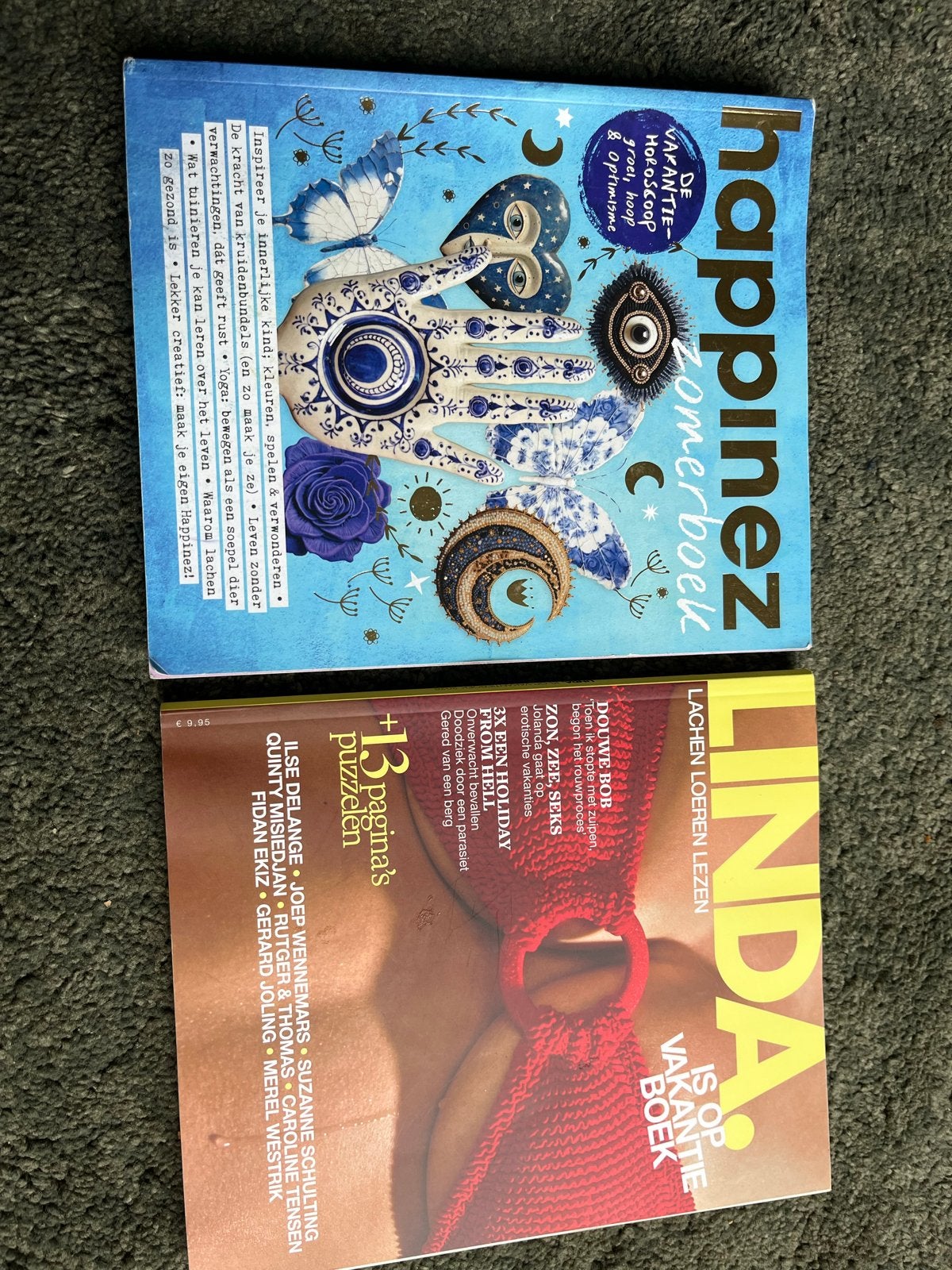 Happinez Zomerboek & LINDA. Is Op Vakantie Boek, Ophalen of Verzenden, Zo goed als nieuw, Overige typen