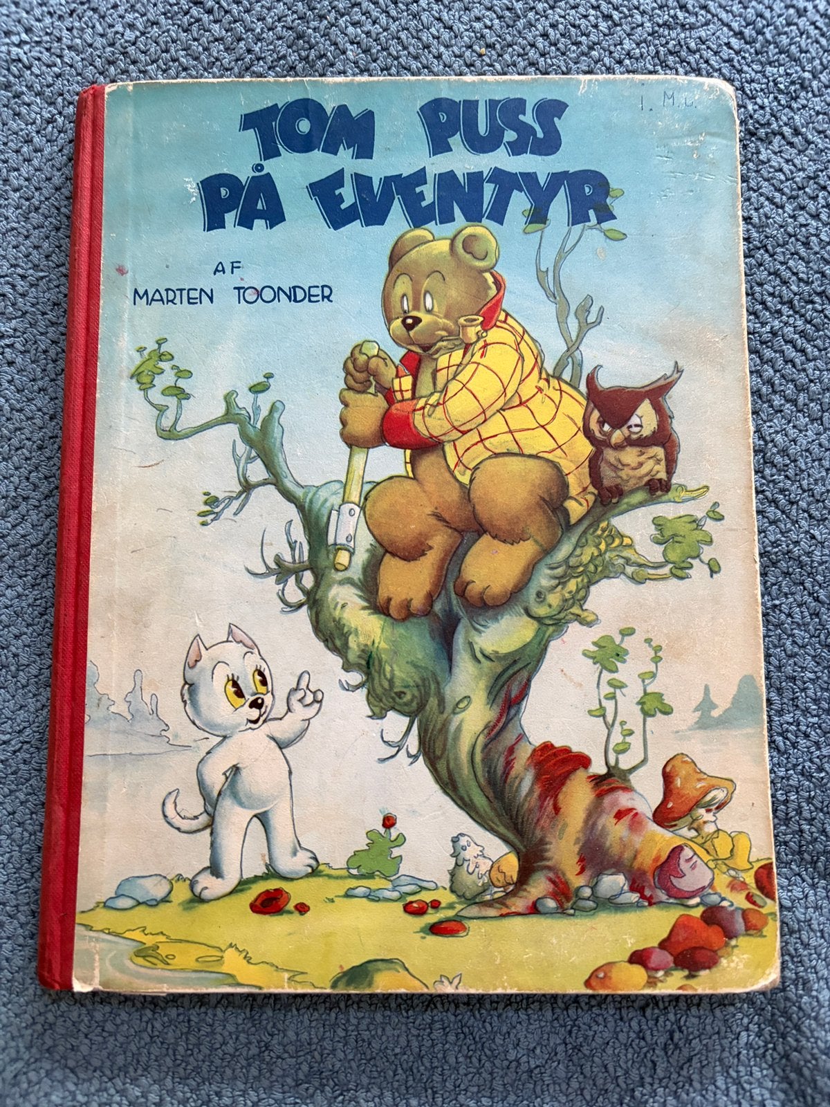 TOM POES.in het deens OP AVONTUUR 1950, Ophalen of Verzenden, Gelezen