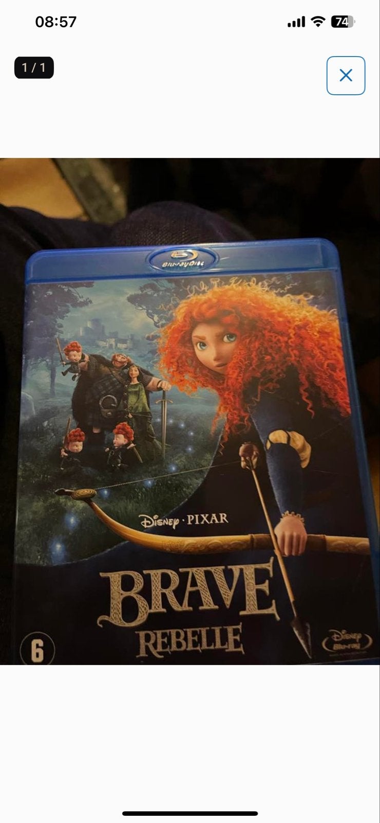 Brave (Rebelle) - Disney Pixar Blu-ray, Engels, Nederlands, Film, Ophalen of Verzenden