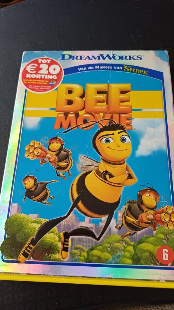 Bee Movie DVD - DreamWorks animatiefilm, Gebruikt, Ophalen of Verzenden, Komedie, Vanaf 6 jaar