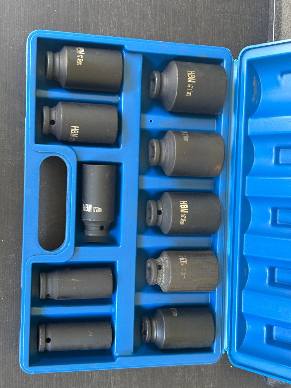 HBM aandrijfas trekkerset / extractorset 7 delig, Ophalen, Gebruikt