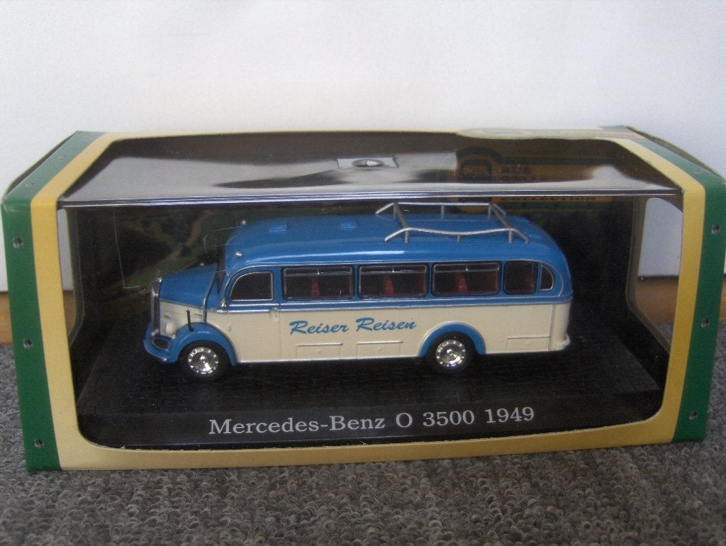 Schaalmodel Mercedes Benz O 3500 bus 1949 in doos, Ophalen of Verzenden, Zo goed als nieuw, Overige typen, Overige merken